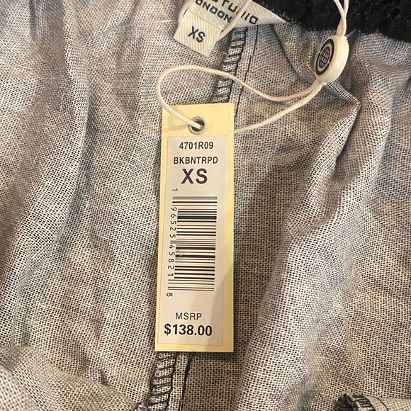 Max Studio Border Print Linen Blend Pants NWT - Picture 11 of 12